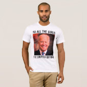 CREEPY JOE BIDEN FUNNY SNIFF T-SHIRTS (Voorkant volledig)