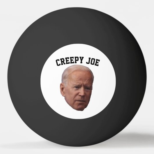 CREEPY JOE BIDEN PINGPONG BALL (Voorkant)
