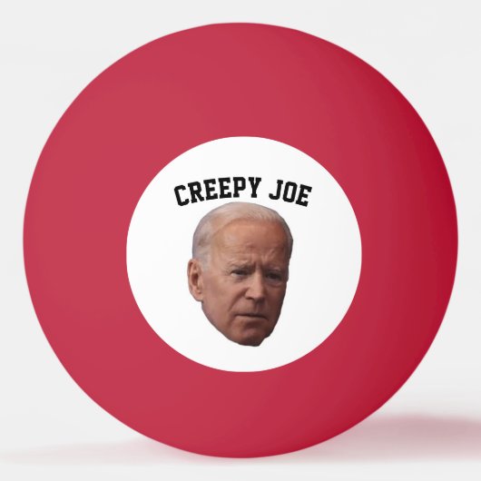 CREEPY JOE BIDEN PINGPONG BALLS PINGPONGBAL (Voorkant)