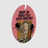 CREEPY JOE FUNNY CHRISTMAS ORNAMENS ORNAMENT (voorkant)