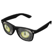 Creepy Kat Oog Halloween Party Kostuum Bril Retro Zonnebril (Gekanteld)