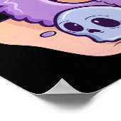 Creepy Kawaii Chibi Horror Pastel Gothic Poster (Hoek)