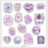 Creepy Kawaii Pastel Gothic Witchery Sticker (Vel)