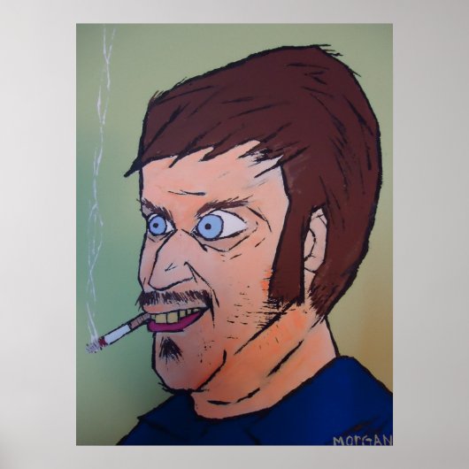 Creepy kerel poster (Voorkant)