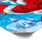 Creepy kerstkerstkerstkerstkerstkerstbedekking Ske Poster (Hoek)