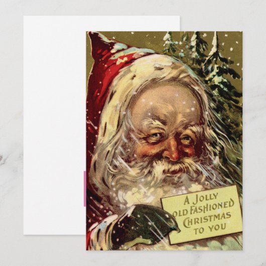 Creepy Kerstman Kaart (Voorkant / Achterkant)