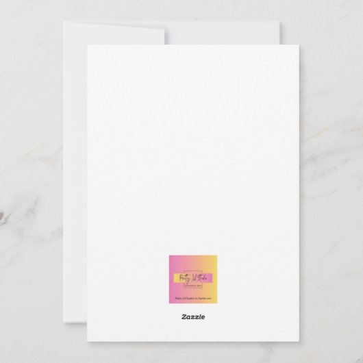 Creepy  Kerstman Kaart (Achterkant)