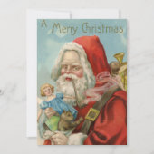 Creepy  Kerstman Kaart (Voorkant)