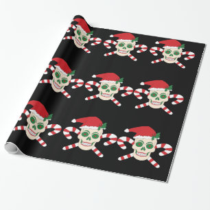 Creepy kerstpapier cadeaupapier