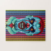 Creepy Killer Zombie Clown Horror Art Legpuzzel (Horizontaal)