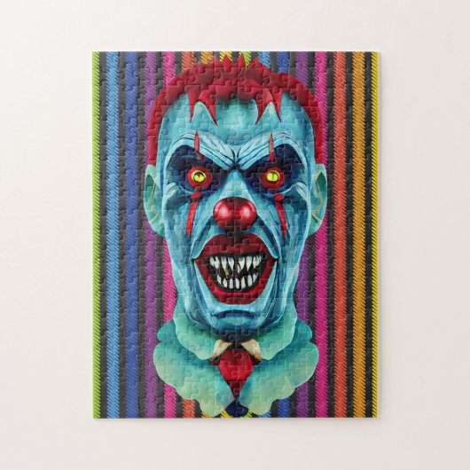 Creepy Killer Zombie Clown Horror Art Legpuzzel (Verticaal)