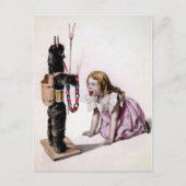 Creepy  Krampus Briefkaart (Voorkant)