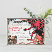  Creepy Krampus  Kaart (Staand voorkant)