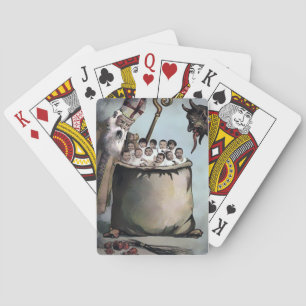 Creepy  Krampus Pokerkaarten