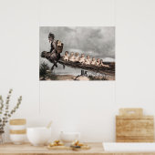 Creepy Krampus Poster (Keuken)