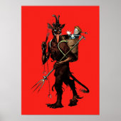 Creepy Krampus Poster (Voorkant)