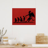 Creepy Krampus Poster (Keuken)
