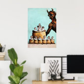 Creepy Krampus Poster (Thuiskantoor)