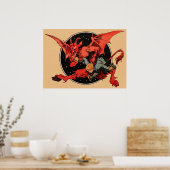 Creepy Krampus Poster (Keuken)