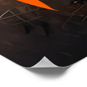 Creepy Lady van het Verleden Scarecrow Halloween Poster (Hoek)