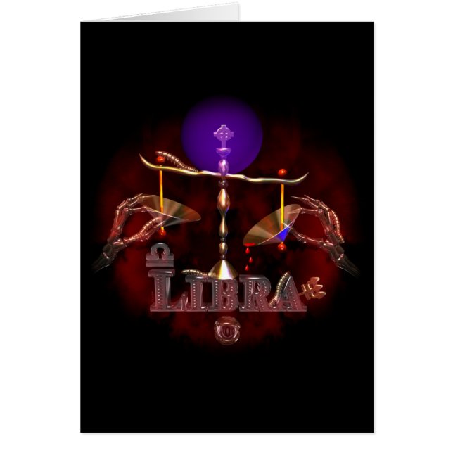 Creepy Libra zodialogy by Valxart.com (Voorkant)