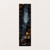 Creepy Library Vouwen Bladwijzer Bookmarkers Visitekaartje (Buitenkant ongevouwen)