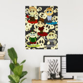 Creepy Lil Kidz Poster (Thuiskantoor)