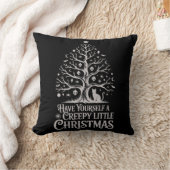 Creepy Little Gothic Kerstmis Kussen (Deken)