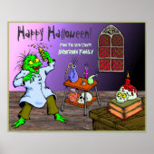 Creepy Mad Science Lab Halloween Poster (Voorkant)