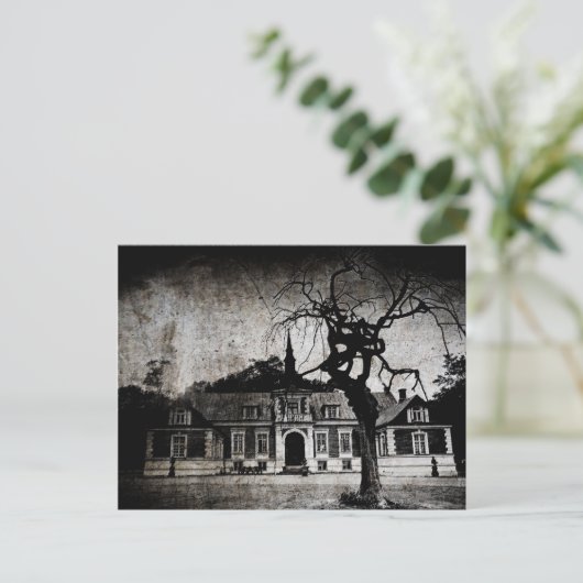 Creepy mansion - Briefkaart (Staand voorkant)