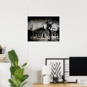 Creepy Mansion - Poster (Thuiskantoor)