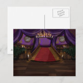 Creepy Mansion Stairway Briefkaart (Voorkant / Achterkant)