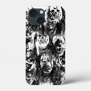 Creepy-maskers Case-Mate iPhone Case