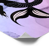 Creepy Mermaid Dark Fantasy Monster Gothic Poster (Hoek)