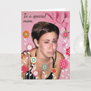 Creepy Moederdag Feestdagen Kaart