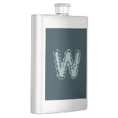 Creepy Monogram Mint Groen op Deep Blue Flacon (Rechts)