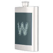 Creepy Monogram Mint Groen op Deep Blue Flacon (Links)