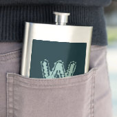Creepy Monogram Mint Groen op Deep Blue Flacon (Voorbeeld)