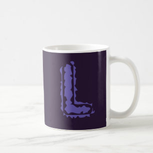 Creepy Monogram Paarse op Paarse Koffiemok