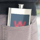 Creepy Monogram Rood op Blauw Flacon (Voorbeeld)