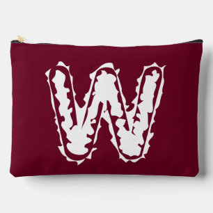 Creepy Monogram Wit op Rood Etui