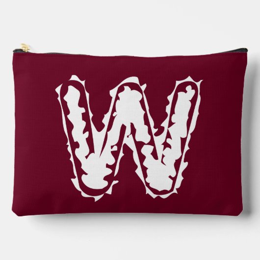 Creepy Monogram Wit op Rood Etui (Voorkant)