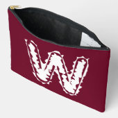 Creepy Monogram Wit op Rood Etui (Open)