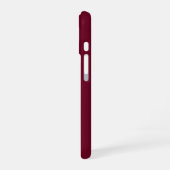 Creepy Monogram Wit op Rood iPhone 16 Hoesje (Linkerkant)