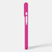 Creepy Monogram Wit op Roze Case-Mate iPhone Case (Achterkant / Links)