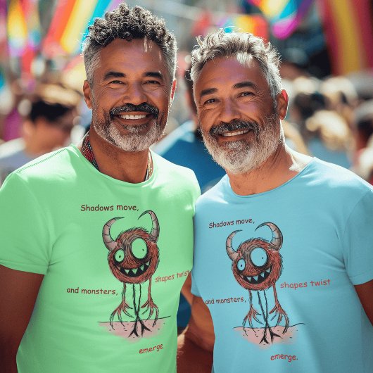 Creepy Monsters Films-geïnspireerde Spooky Creatur T-shirt