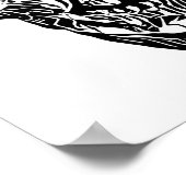 Creepy Monsters maken horrorillustraties Poster (Hoek)