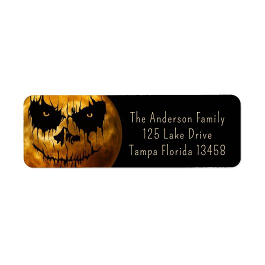 Creepy Moon Etiket (Voorkant)