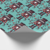 Creepy Notenkraker Cadeaupapier (Hoek)