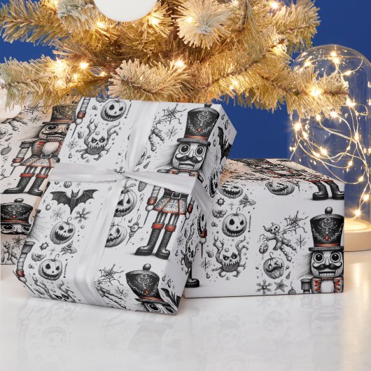 Creepy Notenkraker Cadeaupapier (Feestdagen)